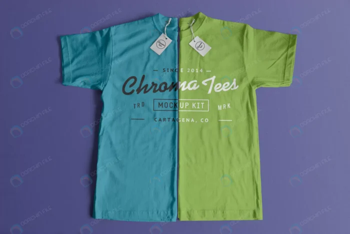 chromatees tshirt mockup crc96aefe5e size39.26mb - title:موکاپ لایه باز دو تیشرت قرینه - اورچین فایل - format:PSD - فتوشاپ - sku:crc96aefe5e - keywords: p_id:53967