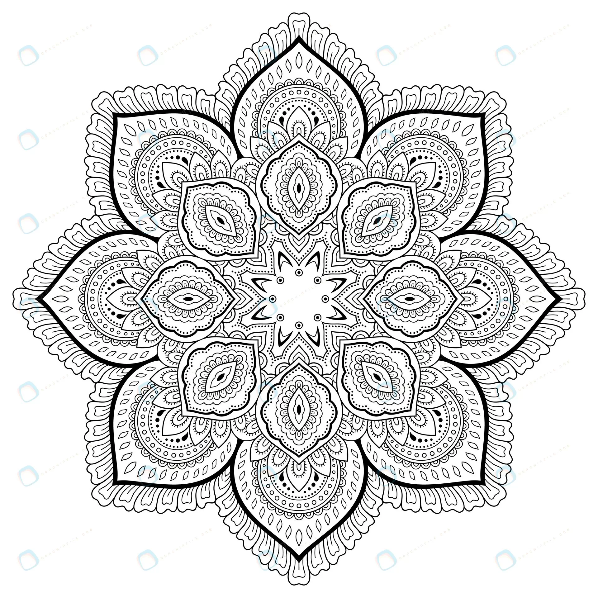 circular pattern form mandala mehndi style colori crc0b66f2c1 size5.26mb - title:دانلود وکتور طرح ماندالا - اورچین فایل - format:EPS - وکتور - sku:crc0b66f2c1 - keywords: p_id:33750