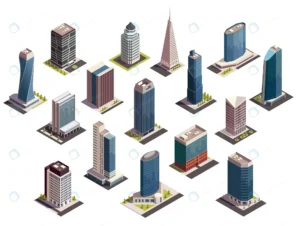 city skyscrapers isometric set isolated images wi crc37aad590 size5.15mb - title:Home - اورچین فایل - format: - sku: - keywords: p_id:18