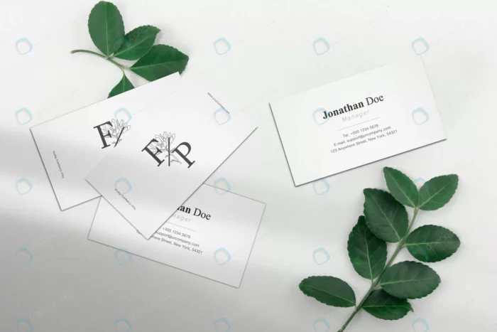 clean minimal business card mockup crc25d283cf size53.65mb - title:کارت ویزیت مینیمال با فرمت PSD - اورچین فایل - format:PSD - فتوشاپ - sku:crc25d283cf - keywords: p_id:60335