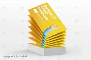 clean modern business card stack mockup rnd409 frp13981436 - title:Home - اورچین فایل - format: - sku: - keywords: p_id:18