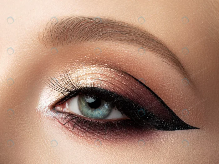 close up beautiful woman eye with multicolored fa crc6b5369f7 - title:تصویر کلوزآپ چشم و ابروی زن - اورچین فایل - format:JPG - استوک - sku:crc6b5369f7 - keywords: p_id:82053