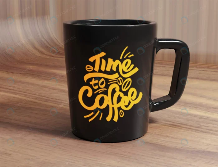 close up mug mockup crc6d1e6b67 size8.24mb - title:موکاپ لایه باز ماگ قهوه مشکی - اورچین فایل - format:PSD - فتوشاپ - sku:crc6d1e6b67 - keywords: p_id:40662