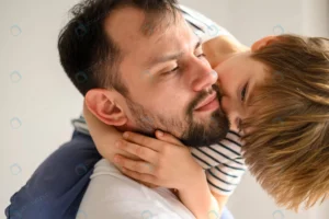 close up son kissing father crcd3412500 size8.35mb 5731x3814 1 - title:Home - اورچین فایل - format: - sku: - keywords: p_id:18