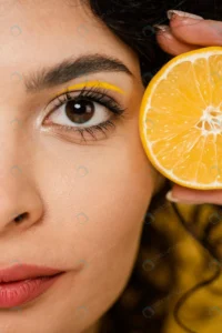 close up woman holding lemon slice crcb98badcc size1.76mb 4300x6444 - title:Home - اورچین فایل - format: - sku: - keywords: p_id:18