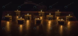 closeup shot burning candles wooden table crc2d953722 size12.25mb 5472x2573 - title:Home - اورچین فایل - format: - sku: - keywords: p_id:18