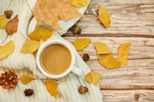 closeup shot cup coffee autumn leaves wooden back crc9319df50 size23.11mb 6570x4380 - title:Home - اورچین فایل - format: - sku: - keywords: p_id:18