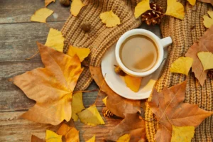 closeup shot cup coffee autumn leaves wooden surf crc8b11f9a9 size25.85mb 6582x4388 - title:Home - اورچین فایل - format: - sku: - keywords: p_id:18