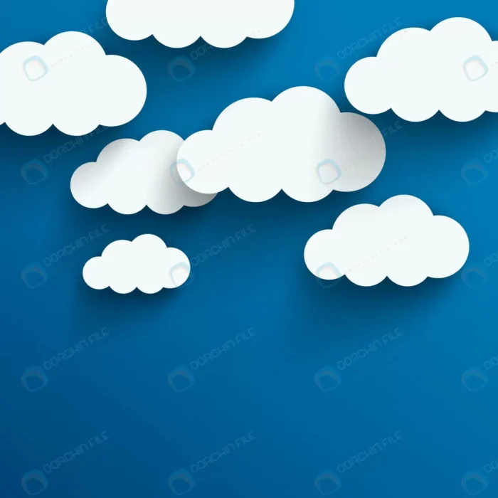 clouds background crc14ada55e size5.5mb - title:وکتور ابر با بک گراند آبی - اورچین فایل - format:EPS - وکتور - sku:crc14ada55e - keywords: p_id:35231