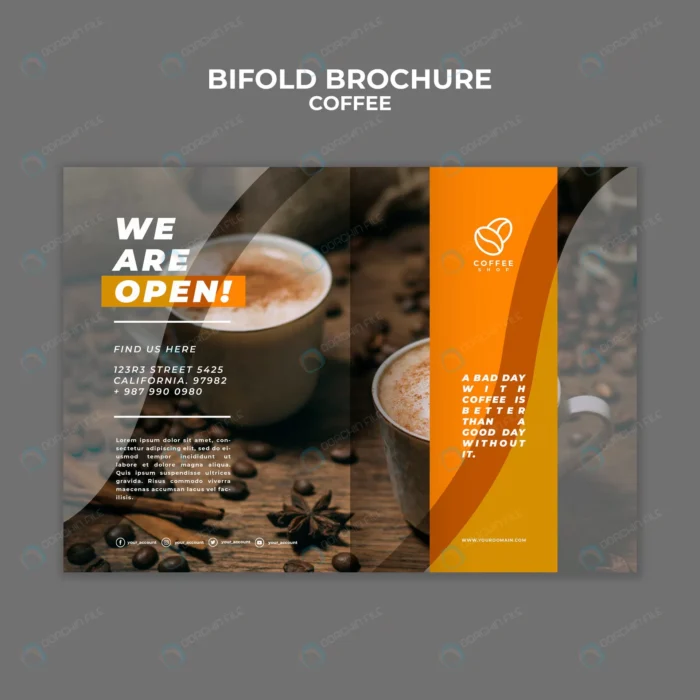 coffee bifold brochure 1.webp crc4dfa10b8 size53.1mb 1 - title:coffee bifold brochure jpg - اورچین فایل - format:PSD - فتوشاپ - sku:crc4dfa10b8 - keywords: p_id:46261