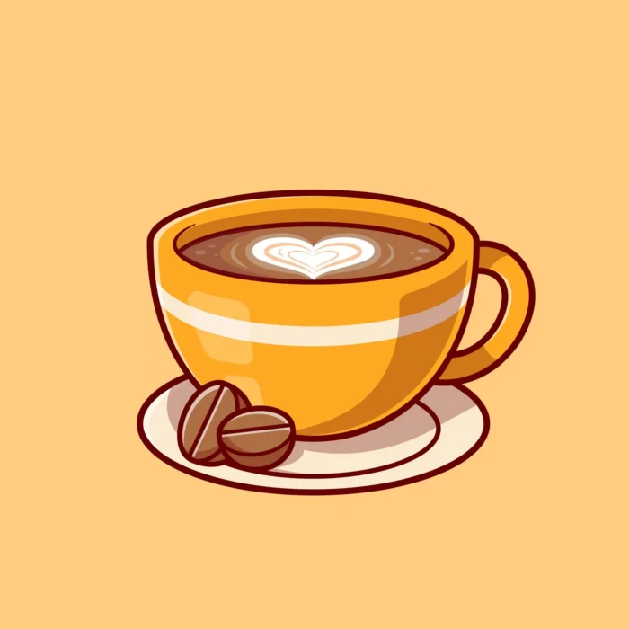 coffee love foam with beans cartoon icon illustra crc6a12bb38 size0.92mb - title:وکتور فنجان قهوه با آرت - اورچین فایل - format:EPS - وکتور - sku:crc6a12bb38 - keywords: p_id:39394