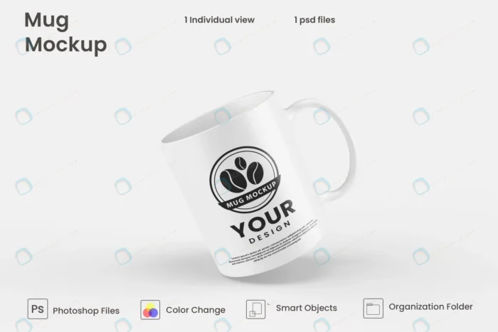 coffee mug mockup design crc9a926e73 size38.87mb - title:موکاپ لیوان سرامیکی با پس زمینه روشن - اورچین فایل - format:PSD - فتوشاپ - sku:crc9a926e73 - keywords: p_id:82783