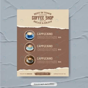 coffee shop flyer template design premium coffee crc669eadfe size6.17mb - title:Home - اورچین فایل - format: - sku: - keywords: p_id:18