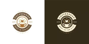 coffee shop logo template illustration set crccdd7bf56 size0.52mb - title:Home - اورچین فایل - format: - sku: - keywords: p_id:18