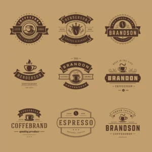 coffee shop logos design templates set crcb4679bf6 size2.84mb - title:Home - اورچین فایل - format: - sku: - keywords: p_id:18