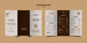 coffee shop trifold brochure template crcf495c616 size30.63mb - title:Home - اورچین فایل - format: - sku: - keywords: p_id:18