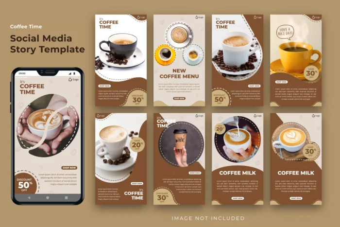 coffee social media story template bundle crc17b03e90 size8.18mb scaled 1 - title:استوری اینستاگرام کافه رستوران - اورچین فایل - format:EPS - وکتور - sku:crc17b03e90 - keywords:استوری اینستاگرام کافه رستوران p_id:104859