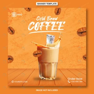 cold brew coffee instagram post template crcfbd88361 size24.46mb - title:Home - اورچین فایل - format: - sku: - keywords: p_id:18