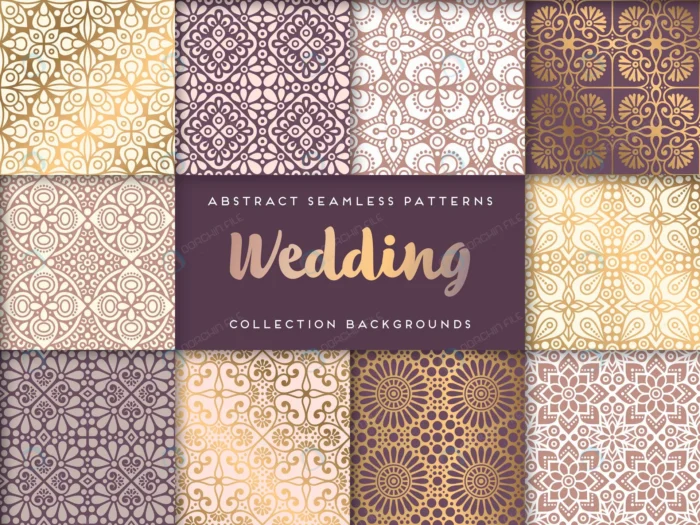 collection ethnic golden patterns crc1955db83 size15.65mb - title:مجموعه پترن مناسب کارت عروسی - اورچین فایل - format:EPS - وکتور - sku:crc1955db83 - keywords: p_id:88707