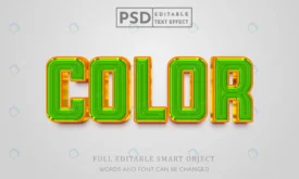 color 3d text style effect psd premium template rnd274 frp31139005 - title:Home Main - اورچین فایل - format: - sku: - keywords: p_id:18