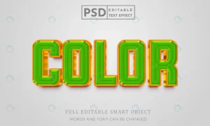 color 3d text style effect psd premium template rnd274 frp31139005 - title:Home - اورچین فایل - format: - sku: - keywords: p_id:18