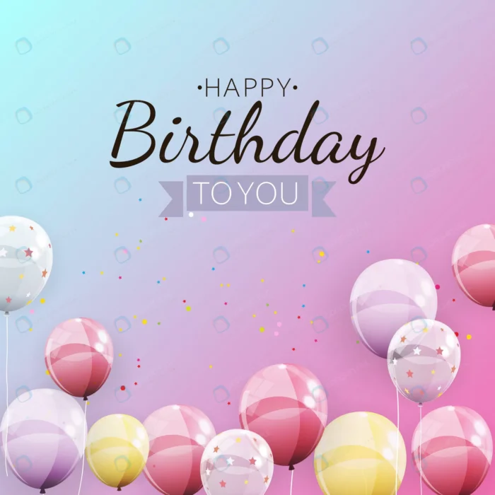 color glossy happy birthday balloons banner backg crc1035cf98 size6.67mb - title:وکتور تولدت مبارک با بادکنک های رنگی - اورچین فایل - format:EPS - وکتور - sku:crc1035cf98 - keywords: p_id:59919