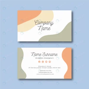 colorful abstract business card template crcea976591 size0.85mb - title:Home - اورچین فایل - format: - sku: - keywords: p_id:18