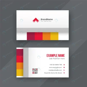 colorful business card design template crc7d3b977a size0.76mb - title:Home - اورچین فایل - format: - sku: - keywords: p_id:18