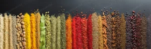colorful collection spices herbs background black crcbec498d0 size23.62mb 8000x2650 - title:Home - اورچین فایل - format: - sku: - keywords: p_id:18