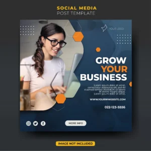 colorful fun stylish working business creative agency instagram post feed template - title:Home - اورچین فایل - format: - sku: - keywords: p_id:18
