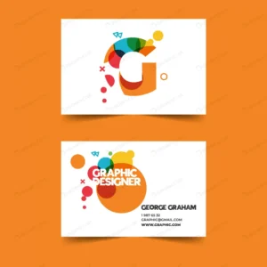 colorful graphic designer business card template crcbe9a9449 size2.22mb - title:Home - اورچین فایل - format: - sku: - keywords: p_id:18