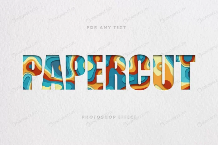 colorful papercut text effect template crc70027ad3 size50.55mb - title:افکت متن با فرمت فتوشاپ - اورچین فایل - format:PSD - فتوشاپ - sku:crc70027ad3 - keywords: p_id:96635