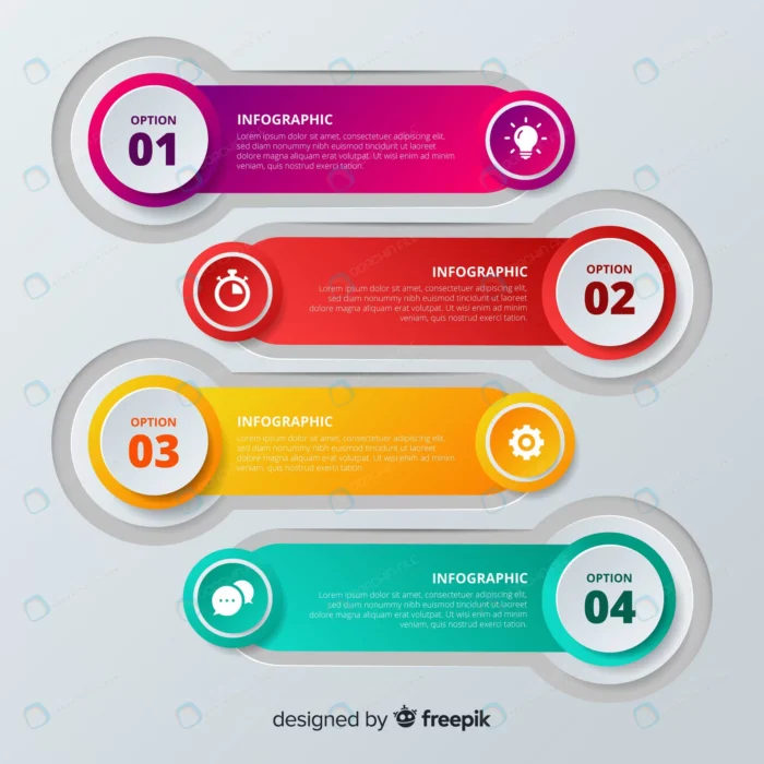 colorful step infographic template crc6289396b size1.82mb 1 - title:تمپلیت اینفوگرافیک رنگارنگ پله ای - اورچین فایل - format:EPS - وکتور - sku:crc6289396b - keywords: p_id:50129