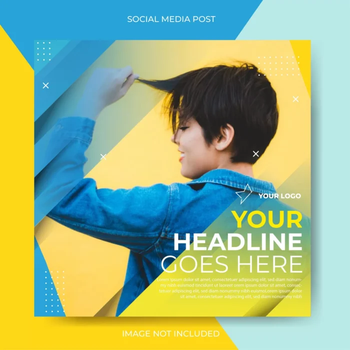 colorful stylish fashion instagram post feed template - title:دانلود پست اینستاگرامی با طراحی جذاب و خطوط اریب در فرمت وکتور - اورچین فایل - format:EPS - وکتور - sku:4431 - keywords: p_id:30056