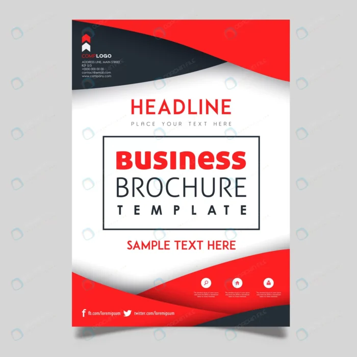 colorful vector business brochure template design crc5ef9b414 size1.30mb - title:قالب زیبای بروشور برای شرکت - اورچین فایل - format:EPS - وکتور - sku:crc5ef9b414 - keywords: p_id:78473