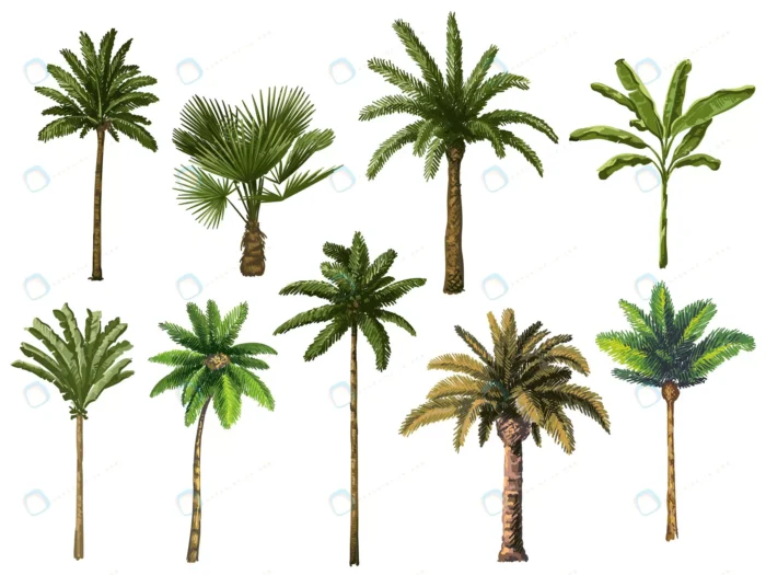 colourful hand drawn palm tree retro tropical coc crc699bb1bb size7.17mb - title:مجموعه وکتور درخت - اورچین فایل - format:EPS - وکتور - sku:crc699bb1bb - keywords: p_id:85255