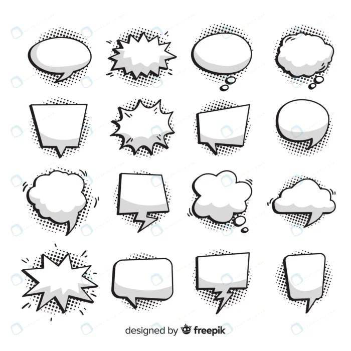 comic speech bubble collection crc0454a125 size4.43mb - title:مجموعه وکتور حباب گفتگو سبک کمیک - اورچین فایل - format:EPS - وکتور - sku:crc0454a125 - keywords: p_id:76401