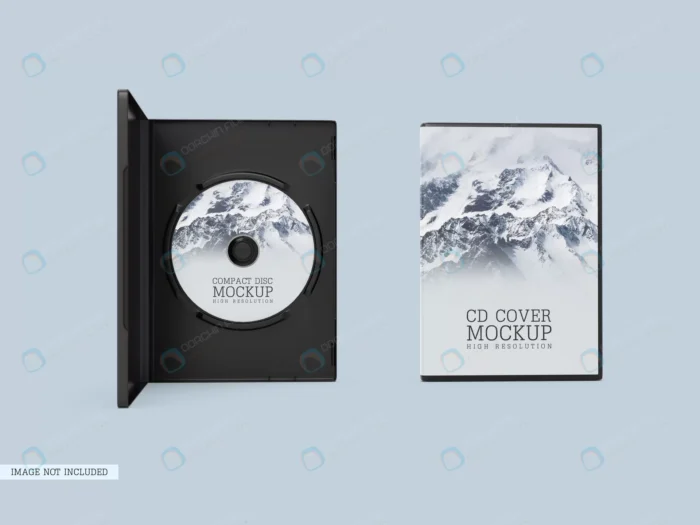 compact disc with cover mockup 4 crc661c6999 size15.84mb - title:موکاپ کاور سی دی و دی وی دی - اورچین فایل - format:PSD - فتوشاپ - sku:crc661c6999 - keywords: p_id:90027