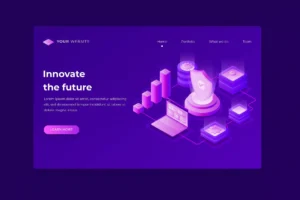 concept technology landing page template crcc48be32e size3.05mb - title:Home - اورچین فایل - format: - sku: - keywords: p_id:18