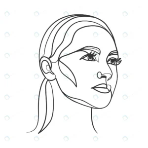 continuous line drawing woman face cute female li crca229083d size0.42mb 1 - title:Home - اورچین فایل - format: - sku: - keywords: p_id:18