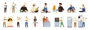 cooking isolated flat icons white background with crcfca8672a size1.92mb - title:Home - اورچین فایل - format: - sku: - keywords: p_id:18