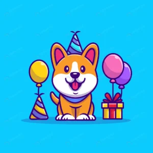 corgi birthday cartoon illustration animal party i rnd130 frp10244962 - title:Home - اورچین فایل - format: - sku: - keywords: p_id:18