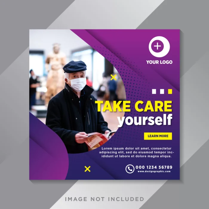 coronavirus social media post template design crc633c42c7 size2.47mb - title:قالب پست اینستاگرام پزشکی با فرمت وکتور - اورچین فایل - format:EPS - وکتور - sku:crc633c42c7 - keywords: p_id:33144