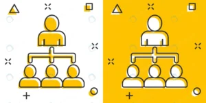 corporate organization chart with business people rnd685 frp31521913 - title:Home - اورچین فایل - format: - sku: - keywords: p_id:18