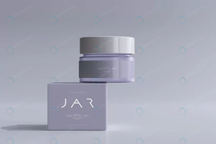 cosmetic jar box mockup crc89adcc5b size51.26mb 1 - title:موکاپ کرم روی جعبه با فرمت فتوشاپ - اورچین فایل - format:PSD - فتوشاپ - sku:crc89adcc5b - keywords: p_id:54095