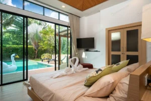 cosy bedroom with pool view crc8465d152 size15.56mb 6000x4000 - title:Home - اورچین فایل - format: - sku: - keywords: p_id:18