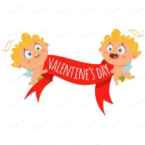 couple cupid with red banner ribbon text valentin crc084dc3af size1.04mb - title:Home - اورچین فایل - format: - sku: - keywords: p_id:18