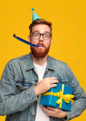 crazy young man with ginger beard holding wrapped rnd594 frp12840694 - title:Home - اورچین فایل - format: - sku: - keywords: p_id:18