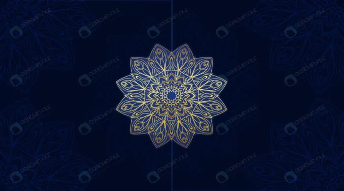 creative golden color with gradient blue color ma crcbfb25f6c size4.71mb 1 - title:وکتور ماندالا آبی و طلایی - اورچین فایل - format:EPS - وکتور - sku:crcbfb25f6c - keywords: p_id:52892