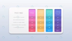 creative illustration pricing table with four opt crcc54b86b1 size2.28mb - title:Home - اورچین فایل - format: - sku: - keywords: p_id:18